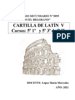 Cartilla de recuperación 5to Latín