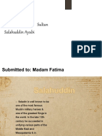 L I Fe History of Sultan Salahuddin Ayubi