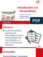 Semana 1 - Introducción A La Personalidad