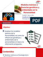 Semana 4 - Modelos Teóricos e Influencias Genéticas y Ambientales en La Personalidad