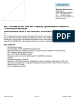 IMS - LANTIME M1000: Time and Frequency Synchronization Platform in 1U Rackmount-Enclosure