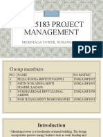 Dcc5183 Project Management: Mesiniaga Tower, Subang Jaya