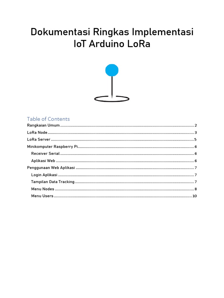 Implementasi IoT dengan Arduino LoRa | PDF