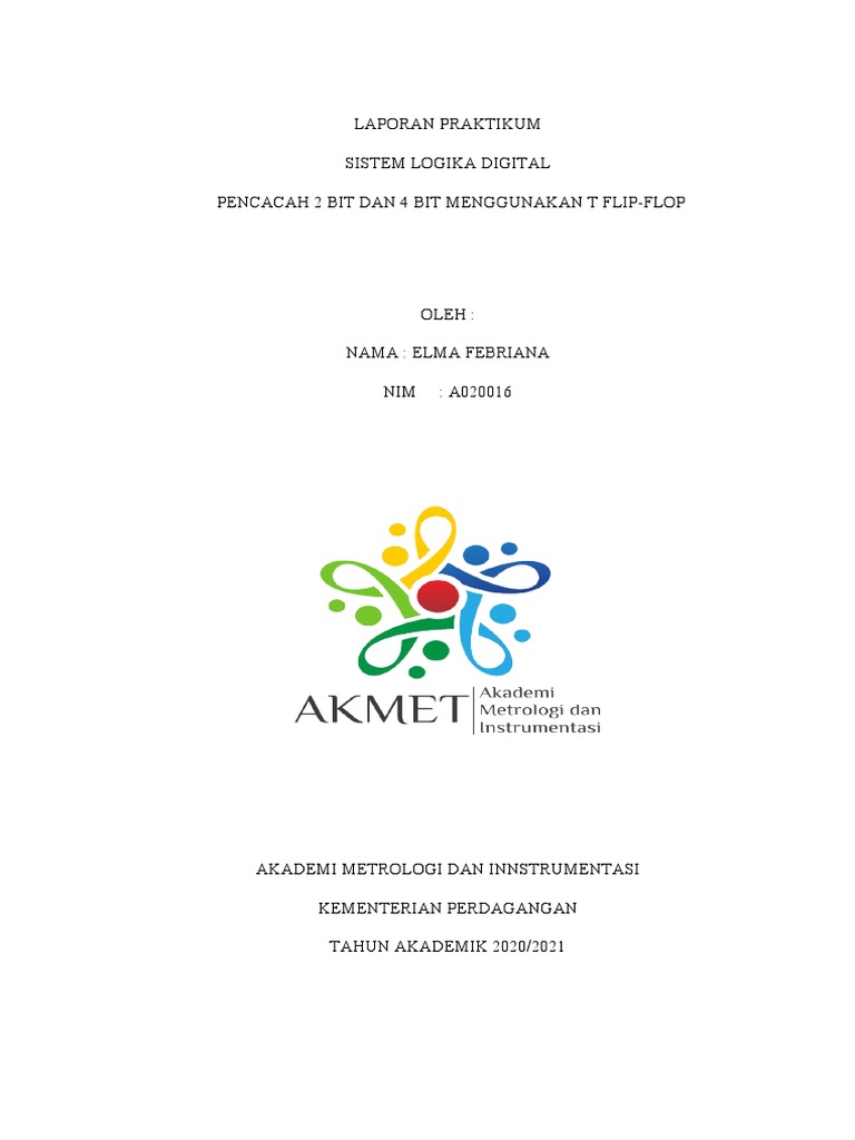 Pencacah 2 dan 4 Bit dengan T Flip-Flop | PDF