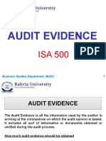 Audit Evidence: Business Studies Department, BUKC