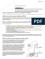 UK Patient Proton Pump Inhibitor Medication Leaflet