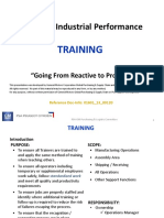 Quality & Industrial Performance: Training