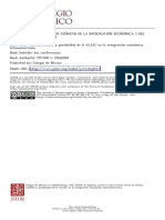 Fundamentos teóricos de la integración económica y el libre comercio regional