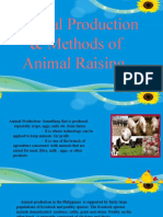 Animal Production and Methods of Animal Raising EPP Arceli M. Comia