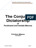The Conjugal Dictatorship of Marcos by Primitivo Mijares