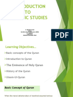 2.introduction To Quranic Studies