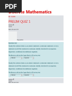 Discrete Mathematics PRELIM FINALS