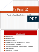 PPH Pasal 22: Novira Sartika, S.Stat., M.Ak