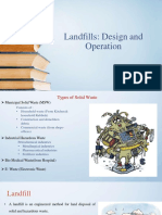 Landfills: Design and Operation