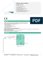 Rotation Speed Monitor S1SD-1FI-1R: Function