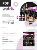 Webit 2011 General Info