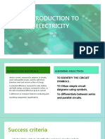 Introduction to Electricity Circuits