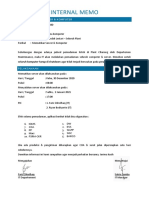Internal Memo Pemadaman & Maintenance Server (12 September 2020)