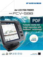 8.4" Color LCD Fish Finder: Fantastic Clarity and Target Separation With Rezboost Technology!