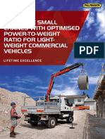 Versatile Small Cranes With Optimised Power-To-Weight Ratio For Light-Weight Commercial Vehicles