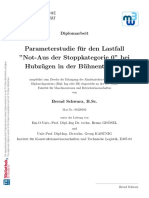 Parameterstudie Fuer Den Lastfall Not-Aus Der Stoppkategorie Bei Hubzuegen in Der Buehnentechnik