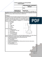 Prestressed Concrete Design: Technological University of The Philippines Taguig Campus