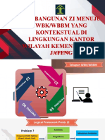 Paparan Pembangunan ZI Menuju WBK WBBM Banymas & Kedu - Fahmi Yusuf