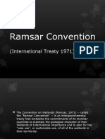 Ramsar Convention: (International Treaty 1971)