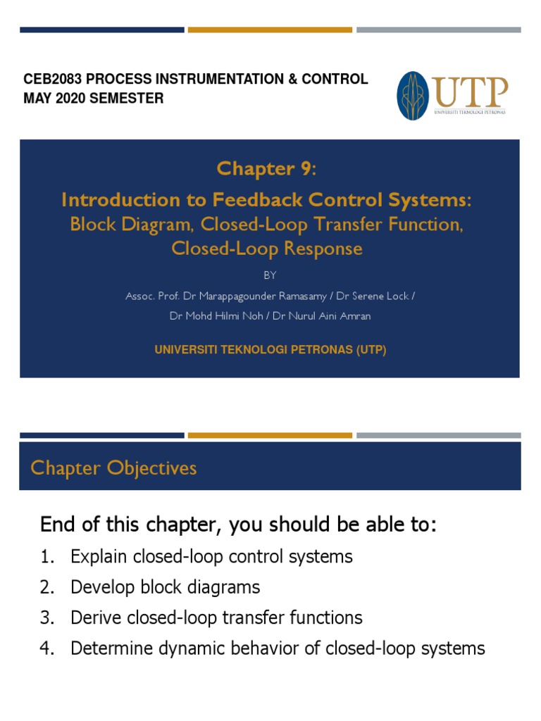 Understanding Closed-Loop Control Systems | PDF | Control Theory | Feedback