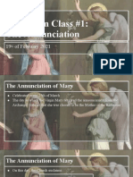 Catechism Class #1 - The Annunciation