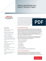 Oracle Enterprise Data Quality Product Family