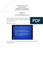 Advanced Structural Analysis Prof. Devdas Menon Department of Civil Engineering Indian Institute of Technology, Madras