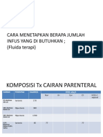 Perhitungan Terapi Cairan Veterinary