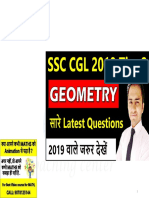 Geometry SSC CGL 2018 TIER 2 Latest Questions