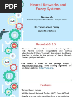 Neural Networks and Fuzzy Systems: Neurolab