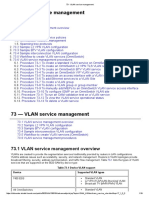 73 - VLAN Service Management