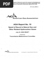 AGA RN 10 (2002) - Speed of Sound in Natural Gas and Other Related Hydrocarbon Gases