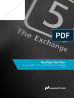 Overview of Fees For All Nasdaq Dubai Services & Products