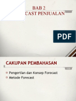 BAB II Forecast Penjualan