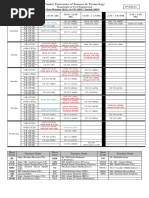 Class Routine (B.Sc. in CE (HSC) Spring-2020) : Department of Civil Engineering