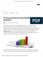 02 - 10 Awesome Reasons Why Statistics Are Important - by John Marsh - Medium
