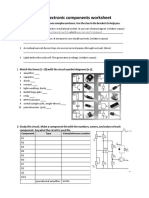 Electronic Components Worksheet