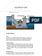 Electricity Worksheeet Part 1