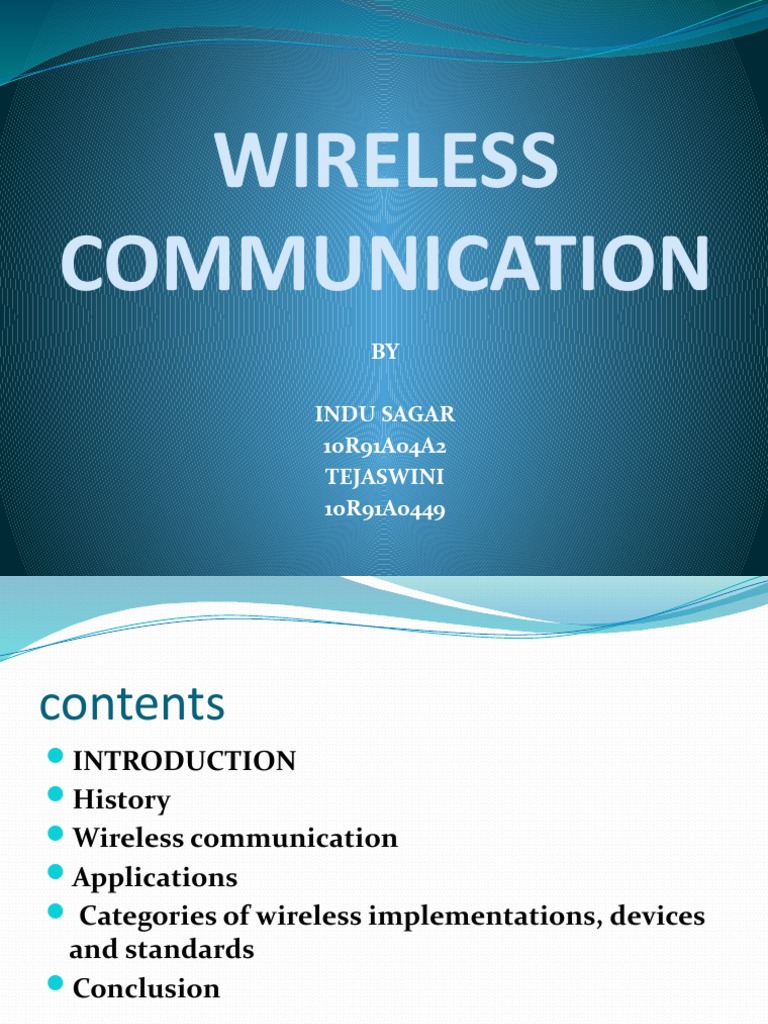 Overview of Wireless Communication | PDF | Wireless | Transmitter
