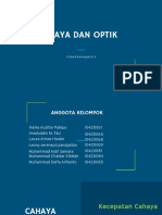 Presentasi Cahaya Dan Optik