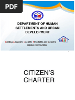 Dhsud Citizen's Charter