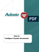 HowTo Configure Counter Documents