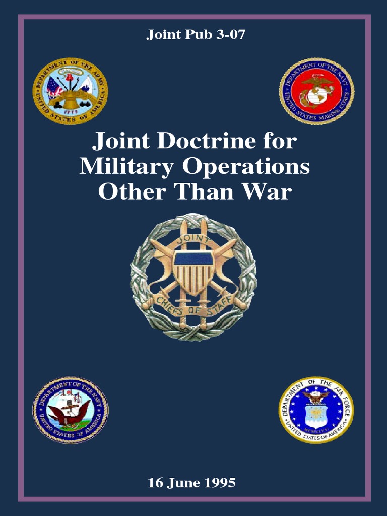 Joint Doctrine for Military Operations Other Than War PDF