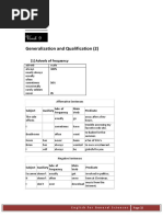 Gereralization and Qualification (2)