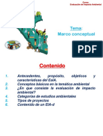 Evaluación de Impacto Ambiental: Marco Conceptual (EIA